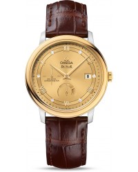 Omega De Ville  Automatic Men's Watch, Steel & 18K Yellow Gold, Champagne Dial, 424.23.40.21.58.001