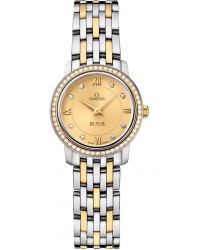 Omega De Ville  Quartz Women's Watch, Stainless Steel, Champagne Dial, 424.25.24.60.58.001