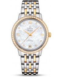 Omega De Ville  Automatic Women's Watch, Steel & 18K Yellow Gold, Silver Dial, 424.25.33.20.55.004