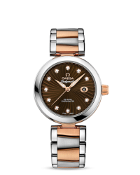 Omega De Ville Ladymatic  Automatic Women's Watch, Stainless Steel, Brown Dial, 425.20.34.20.63.001