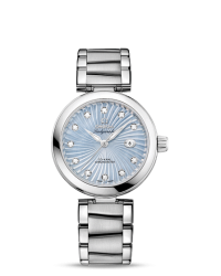 Omega De Ville Ladymatic  Automatic Women's Watch, Stainless Steel, Blue Dial, 425.30.34.20.57.002