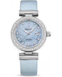 Omega De Ville Ladymatic  Automatic Women's Watch, Stainless Steel, Blue Dial, 425.37.34.20.57.003