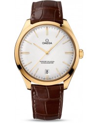 Omega Tresor  Automatic Men's Watch, 18K Yellow Gold, Silver Dial, 432.53.40.21.02.001