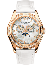 Patek Philippe Complications  Mechanical Women's Watch, 18K Rose Gold, White Mother Of Pearl Dial, 4936R-001