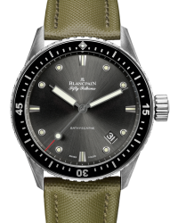 Blancpain Fifty Fathoms Bathyscaphe  Automatic Men's Watch, Stainless Steel, Grey Dial, 5000-1110-K52A