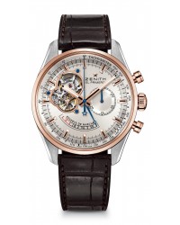 Zenith El Primero  Chronograph Automatic Men's Watch, Stainless Steel, Silver Dial, 51.2080.4021/01.C494