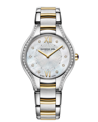 Raymond Weil Noemia  Quartz Women's Watch, Stainless Steel, Mother Of Pearl Dial, 5132-SPS-00985