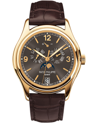 Patek Philippe Complications  Automatic With Power Reserve Men's Watch, 18K Yellow Gold, Grey Dial, 5146J-010