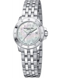 Raymond Weil Tango  Quartz Women's Watch, Stainless Steel, White Dial, 5399-ST-00995