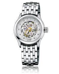 Oris Artelier  Automatic Women's Watch, Stainless Steel, Silver Dial, 560-7604-4019-07-8-16-73
