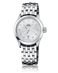 Oris Artelier  Automatic Men's Watch, Stainless Steel, Silver Dial, 561-7604-4041-07-8-16-73