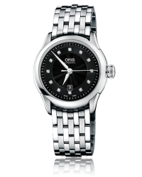 Oris Artelier  Automatic Men's Watch, Stainless Steel, Black Dial, 561-7604-4099-07-8-16-73
