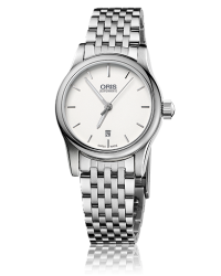 Oris Classic  Automatic Men's Watch, Stainless Steel, Silver Dial, 561-7650-4051-07-8-14-61