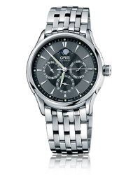 Oris Artelier  Automatic Men's Watch, Stainless Steel, Black Dial, 581-7592-4054-07-8-21-73