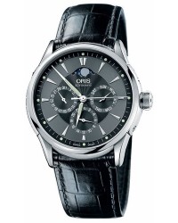 Oris Culture Artelier  Chronograph Automatic Men's Watch, Stainless Steel, Black Dial, 581-7592-4054-LS