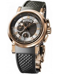 Breguet Marine  Chronograph Automatic Men's Watch, 18K Rose Gold, Black Dial, 5827BR/Z2/5ZU