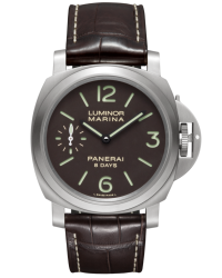 Panerai Luminor Marina  Manual Men's Watch, Titanium, Brown Dial, PAM00564