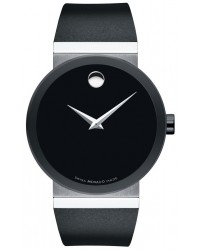Movado Sapphire  Quartz Men's Watch, PVD Black Steel, Black Dial, 606780