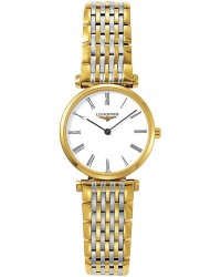 Longines La Grande Classique  Quartz Men's Watch, Steel & 18K Gold Plated, White Dial, L4.755.2.11.7