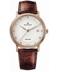 Blancpain Villeret  Automatic Men's Watch, 18K Rose Gold, White Dial, 6223-3642-55B