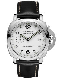 Panerai Luminor 1950  Automatic Men's Watch, Stainless Steel, White Dial, PAM00499