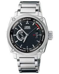 Oris Aviation BC4  Automatic Men's Watch, Stainless Steel, Black Dial, 645-7617-4154-MB
