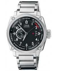Oris Aviation BC4  Automatic Men's Watch, Stainless Steel, Black Dial, 645-7617-4164-MB