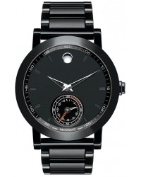 Movado Museum  Quartz Men's Watch, PVD Black Steel, Black Dial, 660002