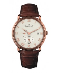 Blancpain Villeret  Automatic Men's Watch, 18K Rose Gold, White Dial, 6606-3642-55B