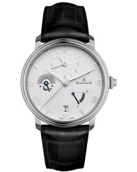 Blancpain Villeret  Automatic GMT Men's Watch, Stainless Steel, White Dial, 6660-1127-55B