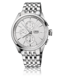 Oris   Chronograph Automatic Men's Watch, Stainless Steel, Silver Dial, 674-7644-4051-07-8-22-80