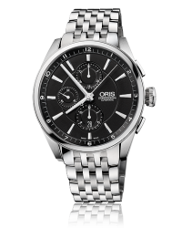 Oris   Chronograph Automatic Men's Watch, Stainless Steel, Black Dial, 674-7644-4054-07-8-22-80