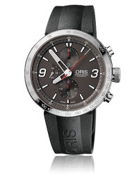 Oris   Chronograph Automatic Men's Watch, Stainless Steel, Grey Dial, 674-7659-4163-07-4-5-06