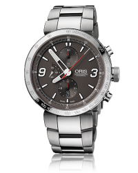 Oris   Chronograph Automatic Men's Watch, Stainless Steel, Grey Dial, 674-7659-4163-07-8-25-10