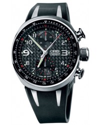 Oris Motor Sport TT3  Chronograph Automatic Men's Watch, Titanium, Black Dial, 674-7587-7264-RS