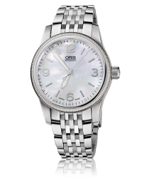 Oris Big Crown  Automatic Men's Watch, Stainless Steel, White Mother Of Pearl Dial, 733-7649-4066-07-8-19-76