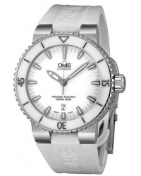 Oris Aquis  Automatic Men's Watch, Stainless Steel, White Dial, 733-7653-4156-RS