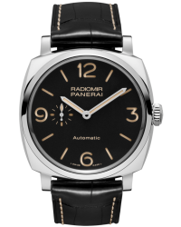Panerai Radiomir 1940  Automatic Men's Watch, Stainless Steel, Black Dial, PAM00572