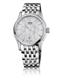 Oris Artelier  Automatic Men's Watch, Stainless Steel, Silver Dial, 749-7667-4051-07-8-21-77