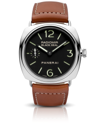 Panerai Radiomir  Mechanical Men's Watch, Stainless Steel, Black Dial, PAM00183