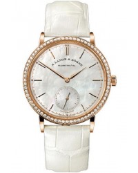 A. Lange & Sohne Saxonia  Automatic Women's Watch, 18K Rose Gold, Mother Of Pearl Dial, 840.032