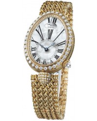 Breguet Reine De Naples  Automatic Women's Watch, 18K Yellow Gold, Mother Of Pearl & Diamonds Dial, 8928BA/51/J20.DD00