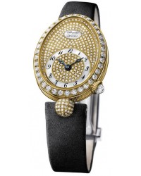 Breguet Reine De Naples  Automatic Women's Watch, 18K Yellow Gold, Diamond Pave Dial, 8928BA/8D/844.DD0D