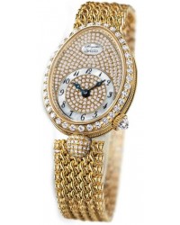 Breguet Reine De Naples  Automatic Women's Watch, 18K Yellow Gold, Diamond Pave Dial, 8928BA/8D/J20.DD00