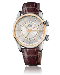 Oris Artelier  Automatic Men's Watch, Stainless Steel, Silver Dial, 908-7607-6351-Set-LS