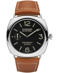 Panerai Radiomir  Manual Men's Watch, Stainless Steel, Black Dial, PAM00609