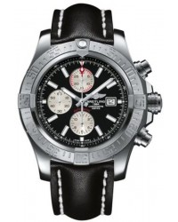 Breitling Super Avenger II  Automatic Men's Watch, Stainless Steel, Black Dial, A1337111.BC29.441X