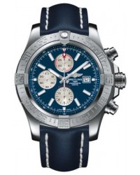 Breitling Super Avenger II  Automatic Men's Watch, Stainless Steel, Blue Dial, A1337111.C871.102X