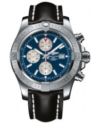 Breitling Super Avenger II  Automatic Men's Watch, Stainless Steel, Blue Dial, A1337111.C871.441X