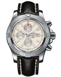 Breitling Super Avenger II  Automatic Men's Watch, Stainless Steel, Silver Dial, A1337111.G779.442X